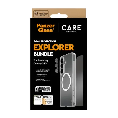 PanzerGlass - Bundle Explorer 3v1 pre Samsung Galaxy S26+