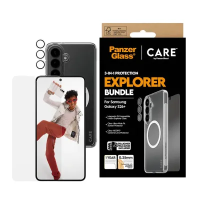 PanzerGlass - Bundle Explorer 3v1 pre Samsung Galaxy S26+