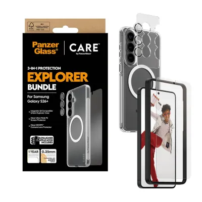 PanzerGlass - Bundle Explorer 3v1 pre Samsung Galaxy S26+