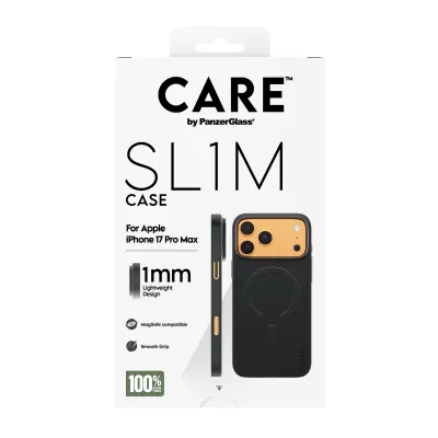 CARE - Puzdro SL1M pre iPhone 17 Pro Max, čierna