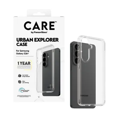 CARE - Puzdro Urban Explorer pre Samsung Galaxy S26+, transaparentná