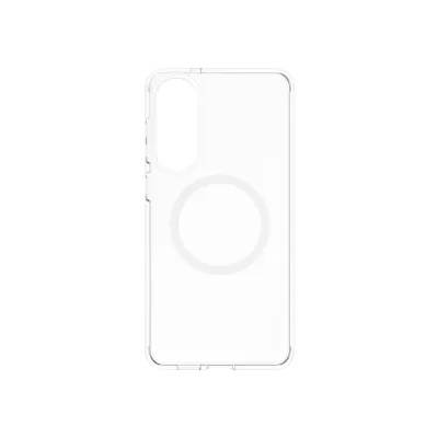 CARE - Puzdro Urban Combat s bielym QI pre Samsung Galaxy S25 Edge, transparentná