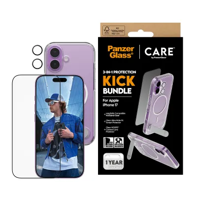 PanzerGlass - Bundle 3v1 Kick pre iPhone 17