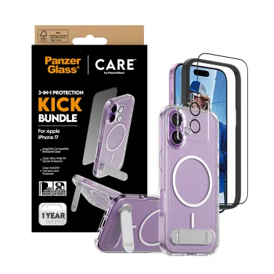 PanzerGlass - Bundle 3v1 Kick pre iPhone 17