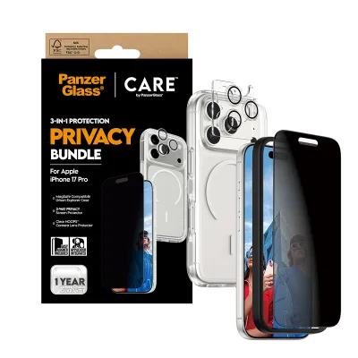 PanzerGlass - Bundle 3v1 Privacy pre iPhone 17 Pro