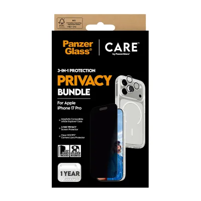 PanzerGlass - Bundle 3v1 Privacy pre iPhone 17 Pro