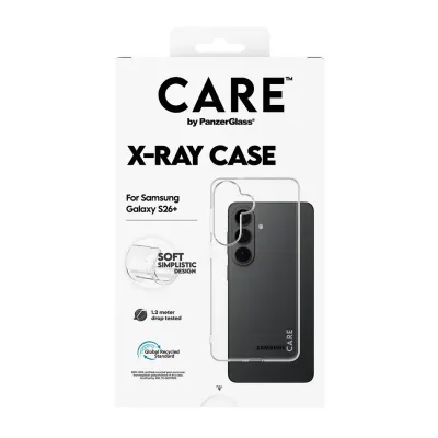 CARE - Puzdro X-Ray pre Samsung Galaxy S26+, transparentná