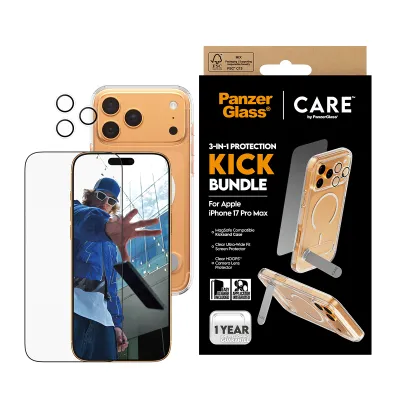 PanzerGlass - Bundle 3v1 Kick pre iPhone 17 Pro Max