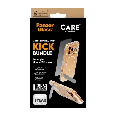 PanzerGlass - Bundle 3v1 Kick pre iPhone 17 Pro Max