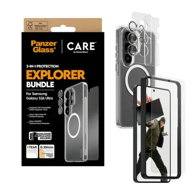 PanzerGlass - Bundle Explorer 3v1 pre Samsung Galaxy S26 Ultra