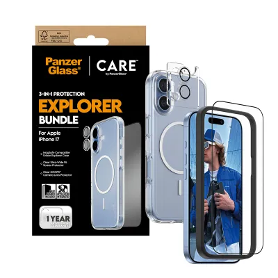 PanzerGlass - Bundle 3v1 Explorer pre iPhone 17