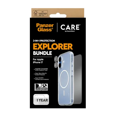 PanzerGlass - Bundle 3v1 Explorer pre iPhone 17
