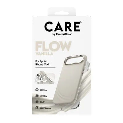 CARE - Puzdro FLOW s MagSafe pre iPhone 17 Air, vanilla