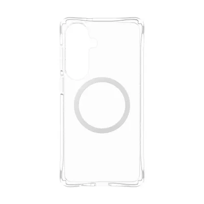 CARE - Puzdro Samba s bielym QI pre Samsung Galaxy S26+, transparentná