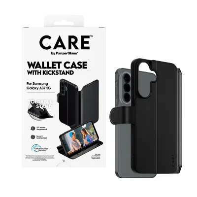 CARE - Puzdro Wallet Kickstand pre Samsung Galaxy A37, čierna