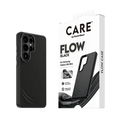 CARE - Puzdro FLOW s QI pre Samsung Galaxy S26 Ultra, čierna