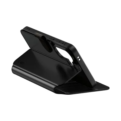 CARE - Puzdro Wallet Kickstand pre Samsung Galaxy A57, čierna