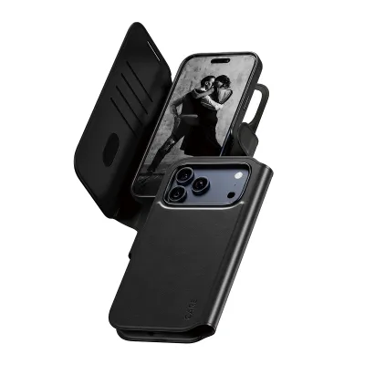 CARE - Puzdro Wallet Tango Two-In-One s MagSafe pre iPhone 17 Pro Max, čierna