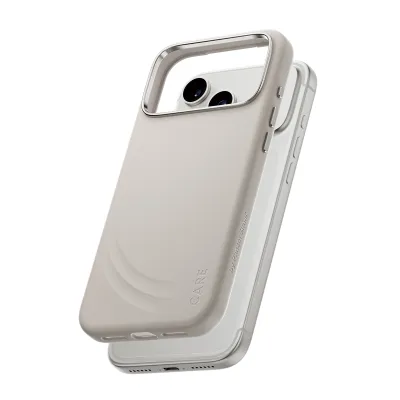 CARE - Puzdro FLOW s MagSafe pre iPhone 17 Pro Max, vanilla