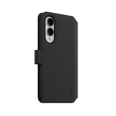CARE - Puzdro Wallet Tango Two-In-One s QI pre Samsung Galaxy S25 Edge, čierna