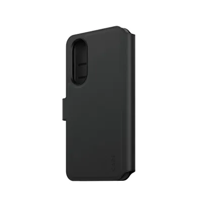 CARE - Puzdro Wallet Tango Two-In-One s QI pre Samsung Galaxy S25 Edge, čierna