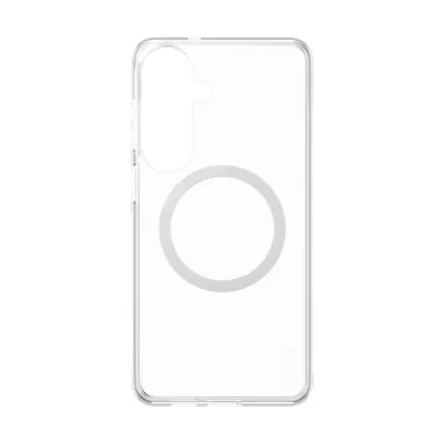 CARE - Puzdro Urban Explorer s bielym QI pre Samsung Galaxy S26+, transparentná