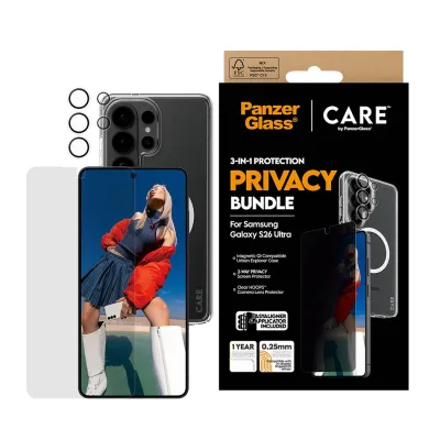 PanzerGlass - Bundle Privacy 3v1 pre Samsung Galaxy S26 Ultra