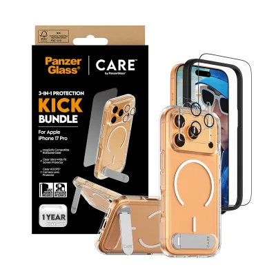 PanzerGlass - Bundle 3v1 Kick pre iPhone 17 Pro