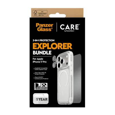 PanzerGlass - Bundle 3v1 Explorer pre iPhone 17 Pro