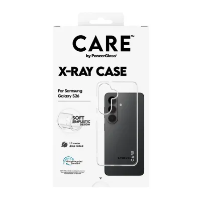 CARE - Puzdro X-Ray pre Samsung Galaxy S26, transparentná