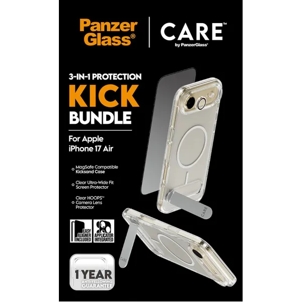 PanzerGlass - Bundle 3v1 Kick pre iPhone 17 Air