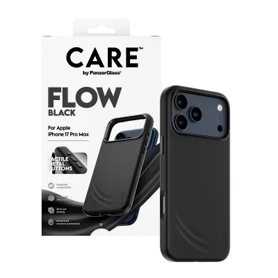CARE - Puzdro FLOW s MagSafe pre iPhone 17 Pro Max, čierna