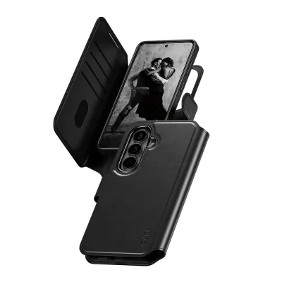 CARE - Puzdro Tango Wallet Two-In-One s QI pre Samsung Galaxy S26, čierna