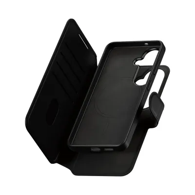 CARE - Puzdro Tango Wallet Two-In-One s QI pre Samsung Galaxy S26, čierna