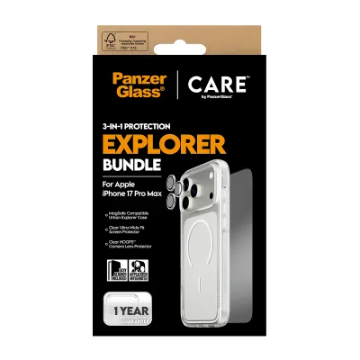 PanzerGlass - Bundle 3v1 Explorer pre iPhone 17 Pro Max
