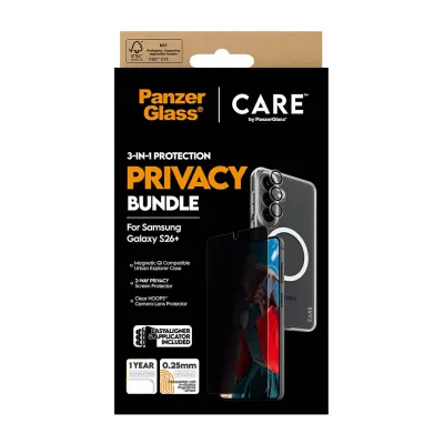 PanzerGlass - Bundle Privacy 3v1 pre Samsung Galaxy S26+