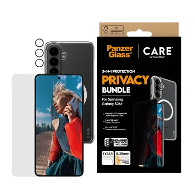 PanzerGlass - Bundle Privacy 3v1 pre Samsung Galaxy S26+