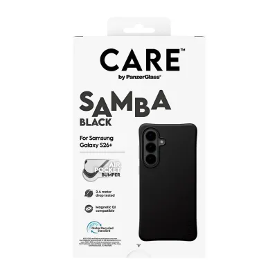 CARE - Puzdro Samba s QI pre Samsung Galaxy S26+, čierna