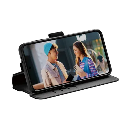 CARE - Puzdro Wallet Kickstand pre Samsung Galaxy A56 5G, čierna
