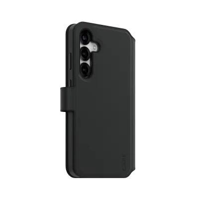 CARE - Puzdro Wallet Tango Two-In-One s QI pre Samsung Galaxy S25+, čierna