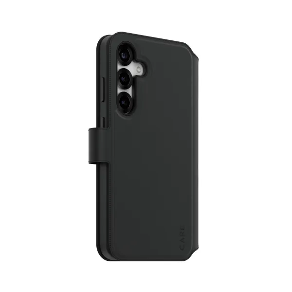CARE - Puzdro Wallet Tango Two-In-One s QI pre Samsung Galaxy S25+, čierna