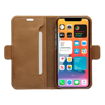 dbramante1928 - Puzdro Copenhagen Slim pre iPhone 12 mini, tan