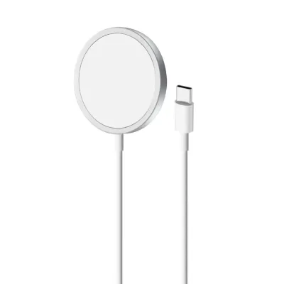 PURO - Magnetická bezdrôtová nabíjačka MagSafe, 15 W, čierna