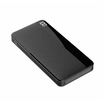 Dexim - PowerBank 10000 mAh, Fast Charge, LED displej, J59L, USB-C/2x USB-A, čierna