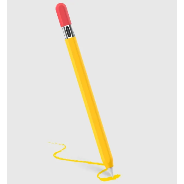 doodroo - Obal pre Apple Pencil s USB-C, žltá