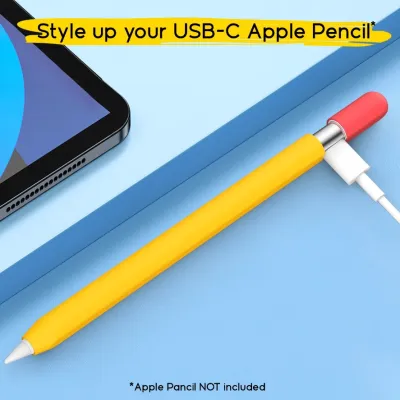 doodroo - Obal pre Apple Pencil s USB-C, žltá
