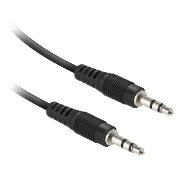 Ekon - Audio kábel jack 3,5 mm M, 50 cm, čierna