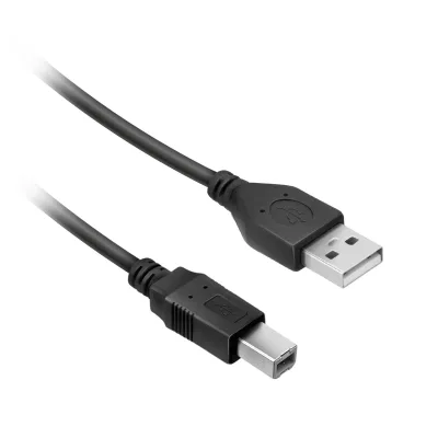 Ekon - Kábel USB-A M/USB-B M, 5 W, 1,5 m, čierna