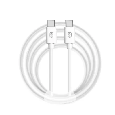 EVENERGY - Kábel USB-C/USB-C, 25 W, 1 m, biela