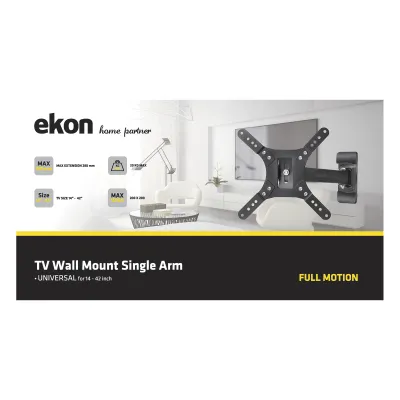 Ekon - Nástenný držiak pre TV, 14 - 42'', 20 kg